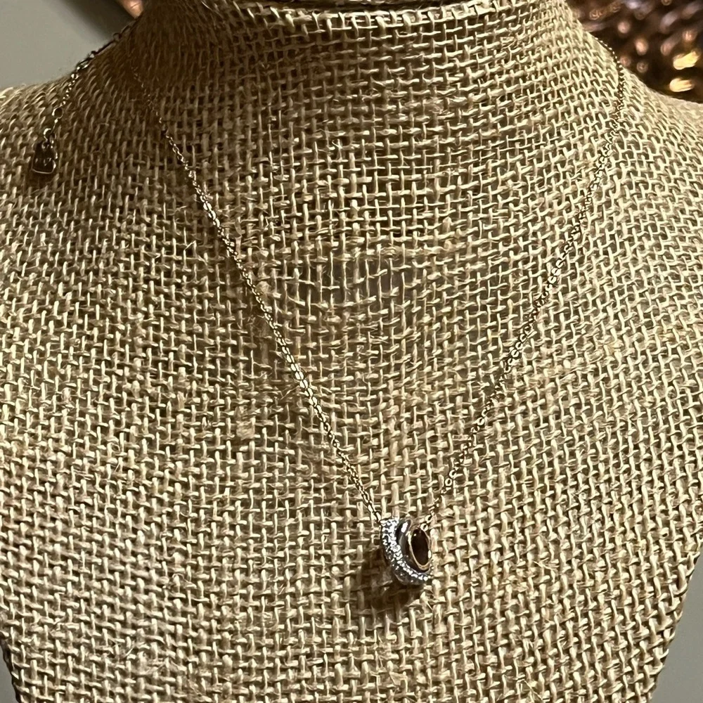 Swarovski Crystal Rose Gold Necklace - Picture 5 of 13